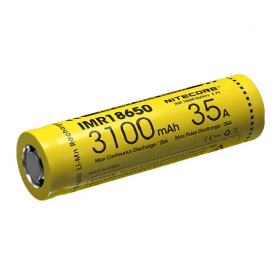 Nitecore IMR 18650 3100mAh 35A baterija 